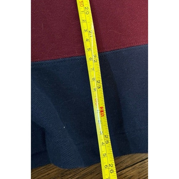 Polo Ralph Lauren Navy Striped Big Pony Crest Mesh Hoodie Rugby Size XL Shirt - Picture 5 of 5